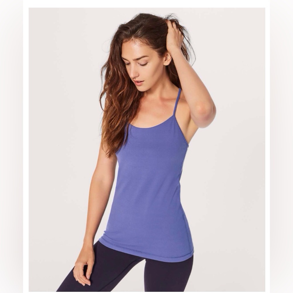 083. Lululemon Power Pose Tank in Stony Grape.